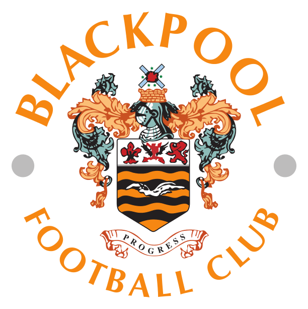 Blackpool FC logo on a transparent background