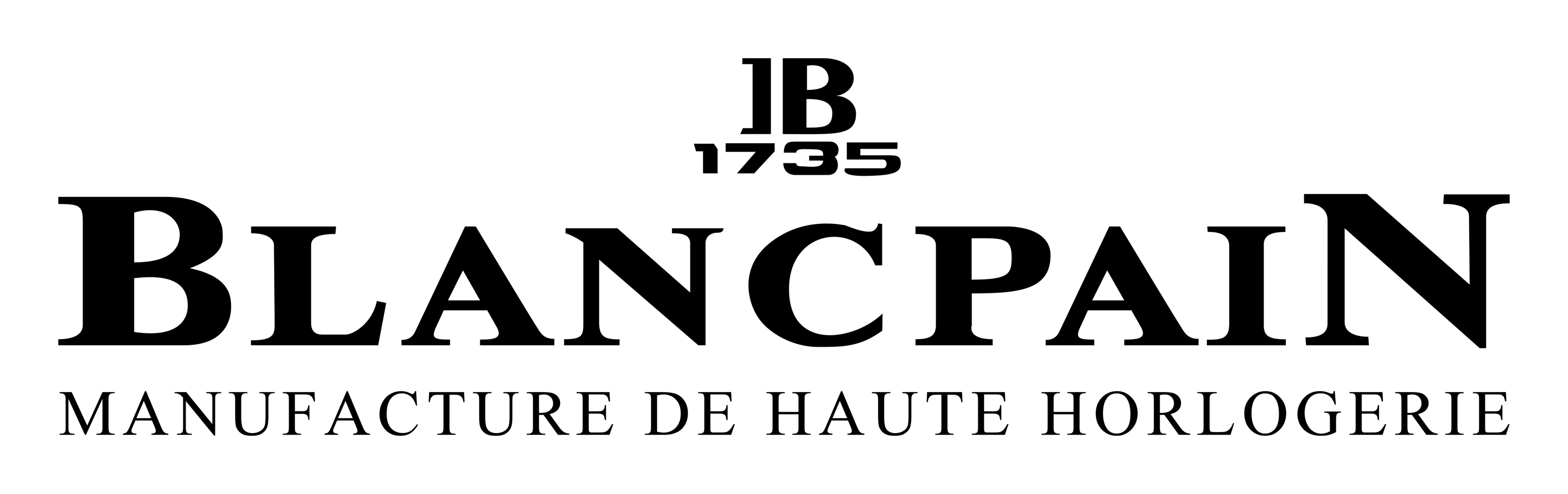 Logo da Blancpain em fundo transparente
