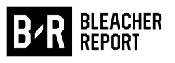Bleacher Report logo, monochrome wordmark version, on a transparent background