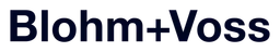 Blohm Voss logo, black wordmark version, on a transparent background