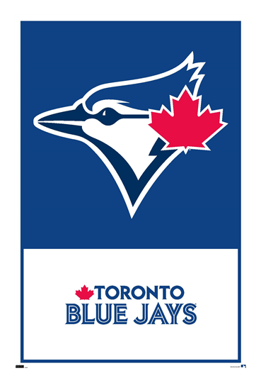 Blue Jays logo, horizontal version, on a transparent background