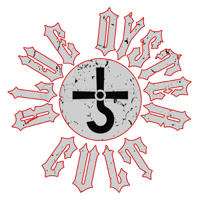 Blue Oyster Cult logo on a transparent background