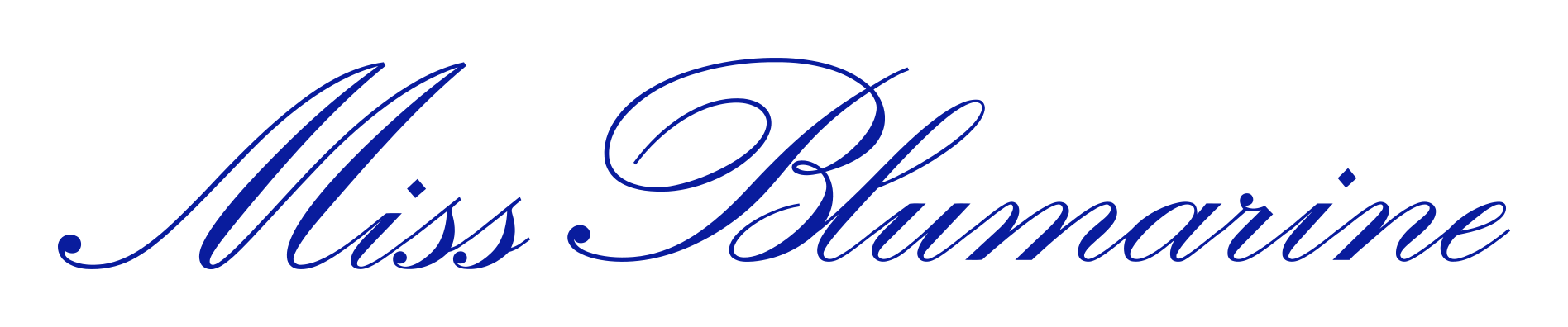 Blumarine logo on a transparent background