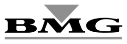 BMG logo, black wordmark version, on a transparent background