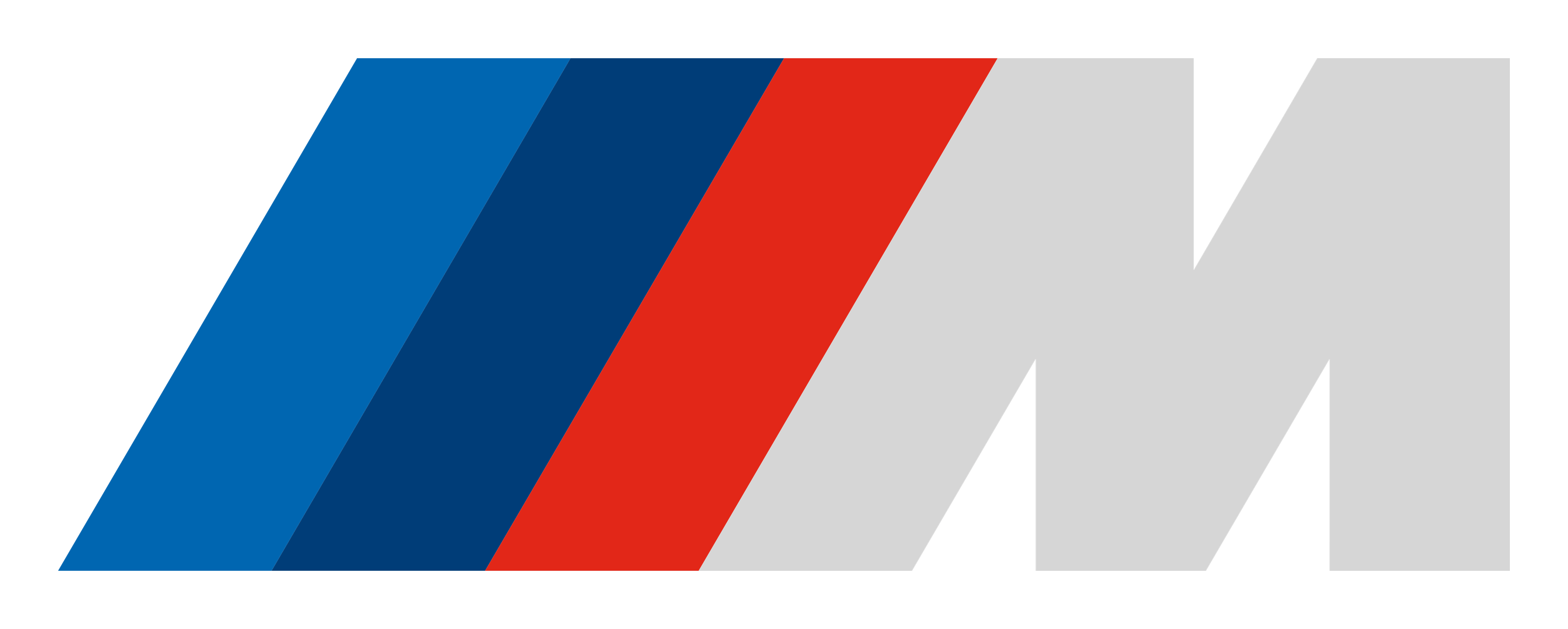 BMW M logo on a transparent background