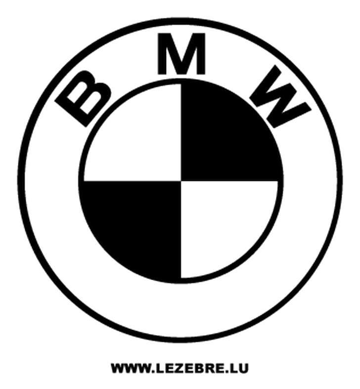 BMW logo, black icon version, on a transparent background