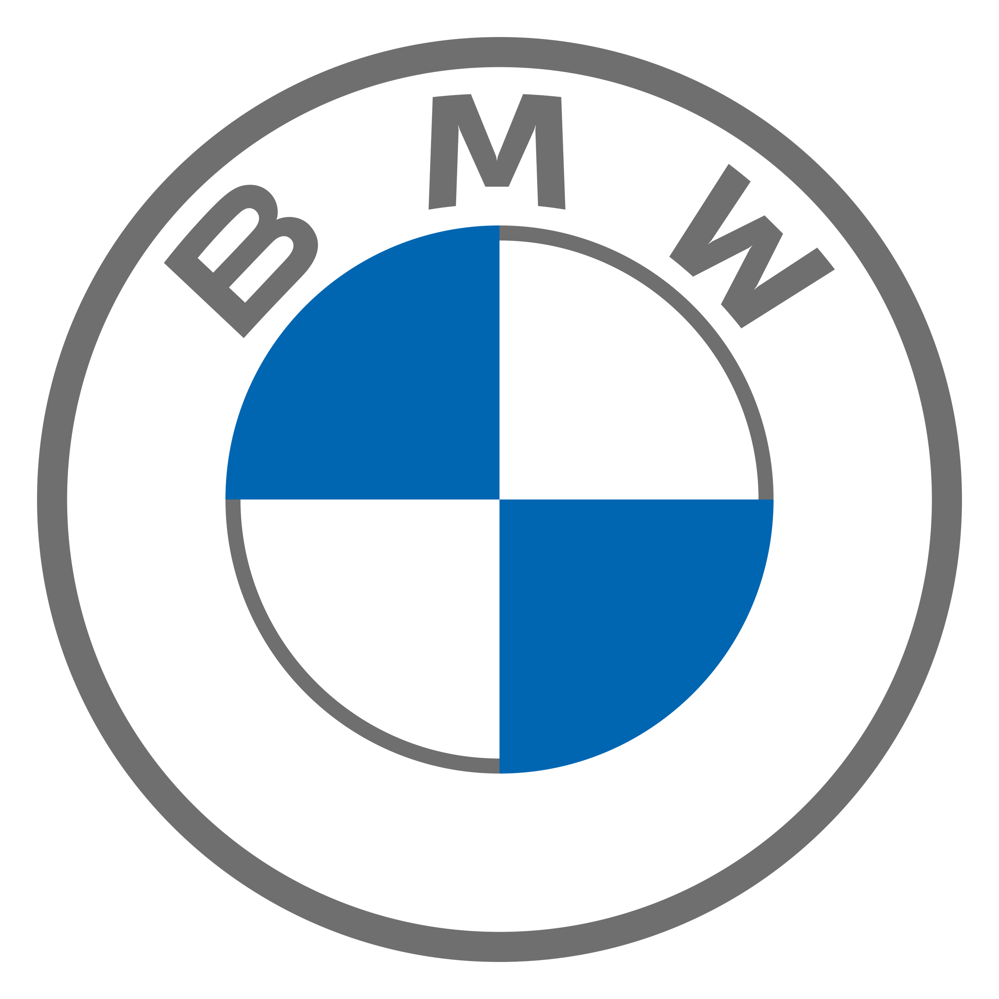 BMW logo on a transparent background