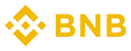 BNB logo, wordmark version, on a transparent background