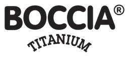 Boccia logo, black version, on a transparent background