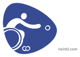 Boccia logo, horizontal version, on a transparent background