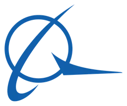 Boeing logo, icon version, on a transparent background