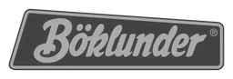 Boklunder logo, monochrome wordmark version, on a transparent background