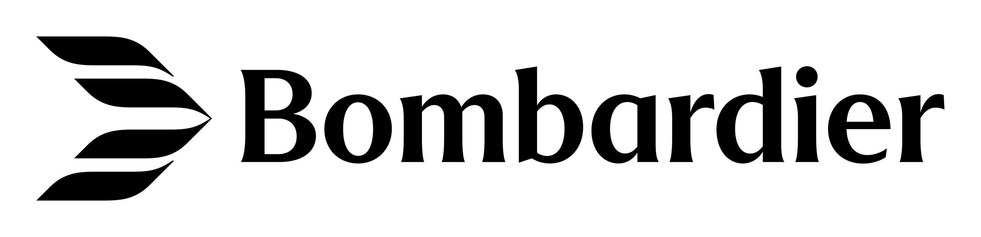Bombardier logo on a transparent background