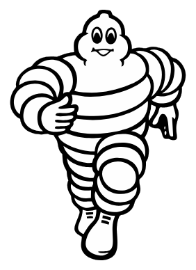 Boneco logo, monochrome version, on a transparent background