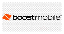 Logo Boost Mobile, version blanc, sur fond transparent