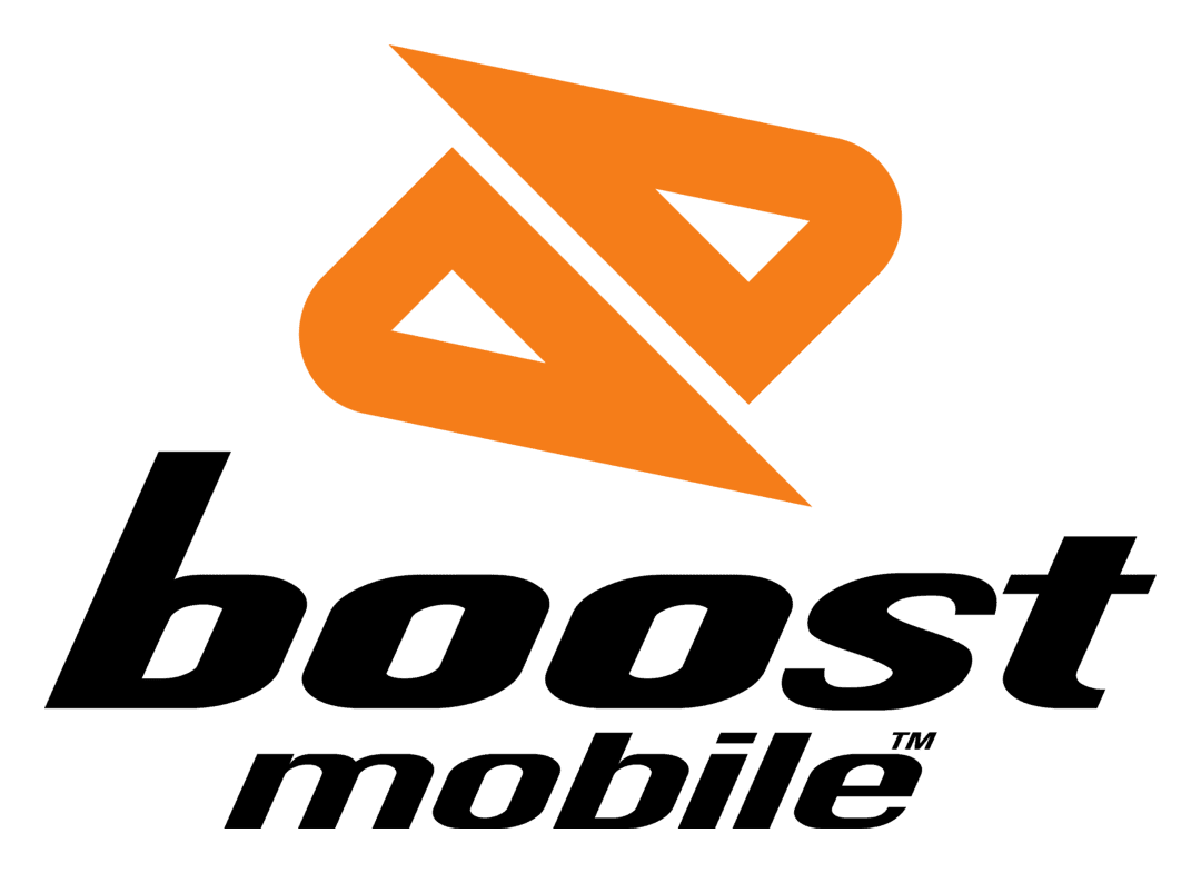 Logo Boost Mobile sur fond transparent
