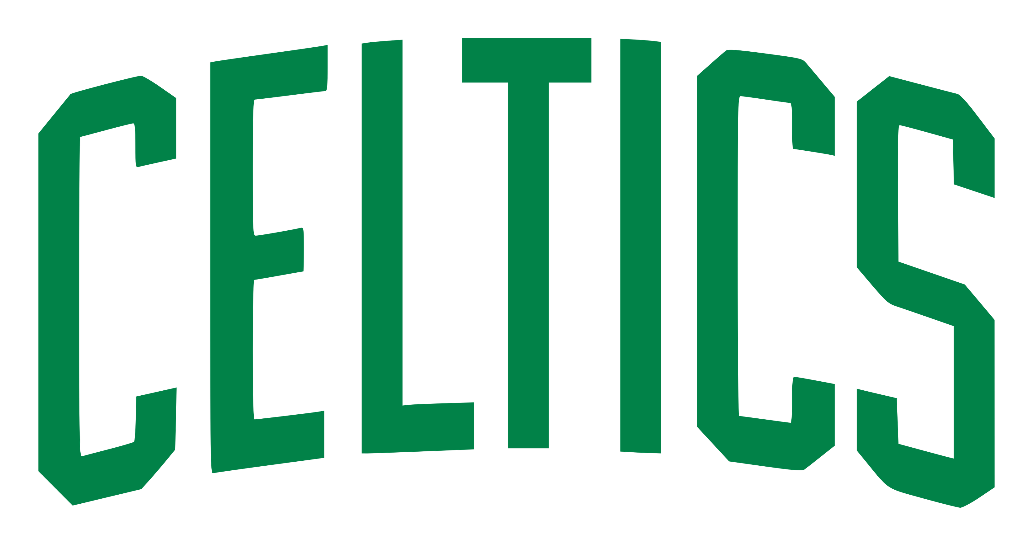 Boston Celtics logo on a transparent background