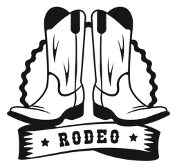 Botas logo, black icon version, on a transparent background