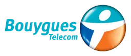 Logo da Bouygues, versão logotipo, em fundo transparente