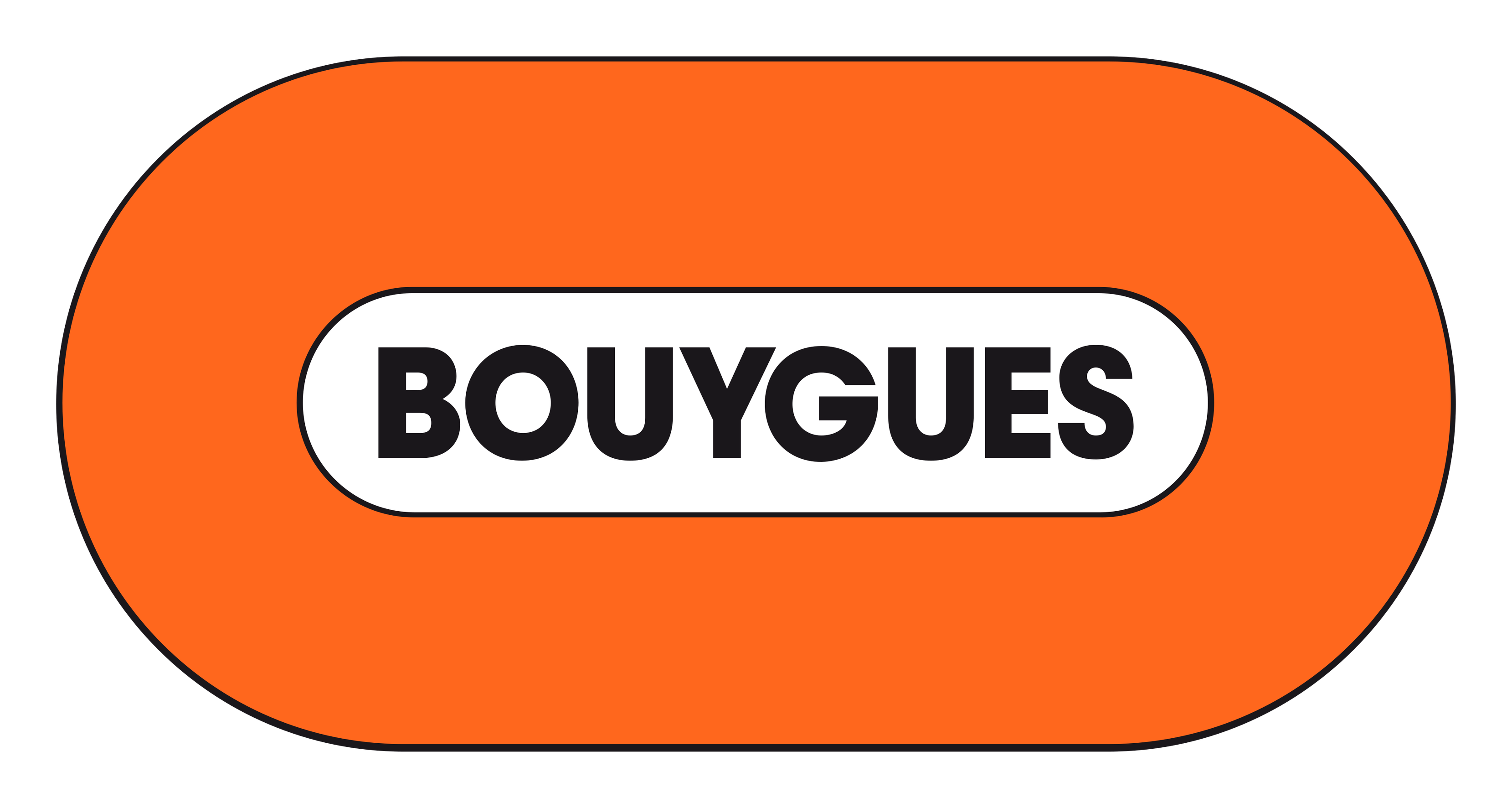 Logo da Bouygues em fundo transparente