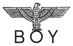 Boy London logo, black version, on a transparent background
