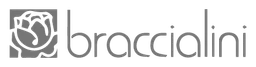 Braccialini logo, monochrome wordmark version, on a transparent background