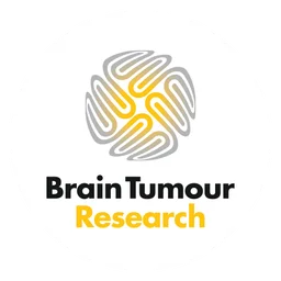 Brain Tumour UK logo, white icon version, on a transparent background