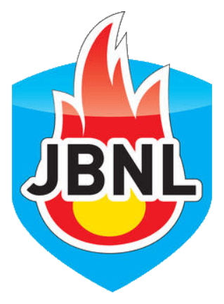 Brandweer logo, horizontal version, on a transparent background