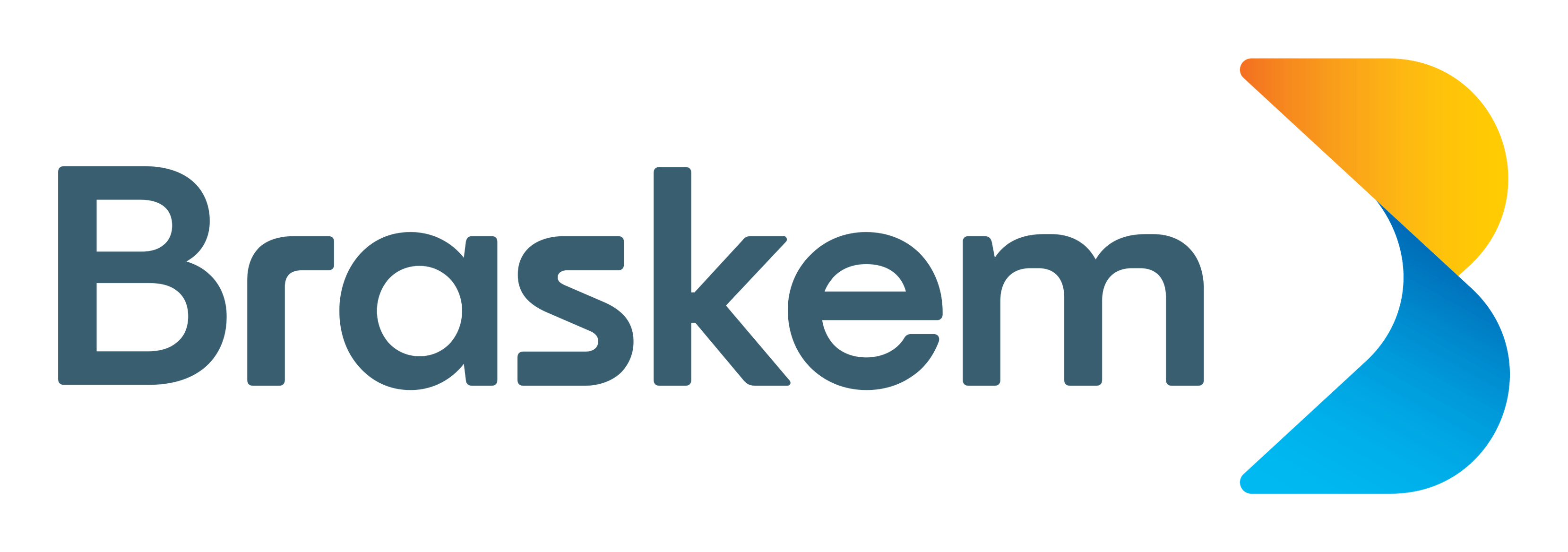 Braskem logo on a transparent background