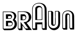 Braun logo, monochrome wordmark version, on a transparent background