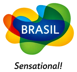 Brazil Tourism logo, icon version, on a transparent background
