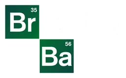 Breaking Bad logo, horizontal version, on a transparent background