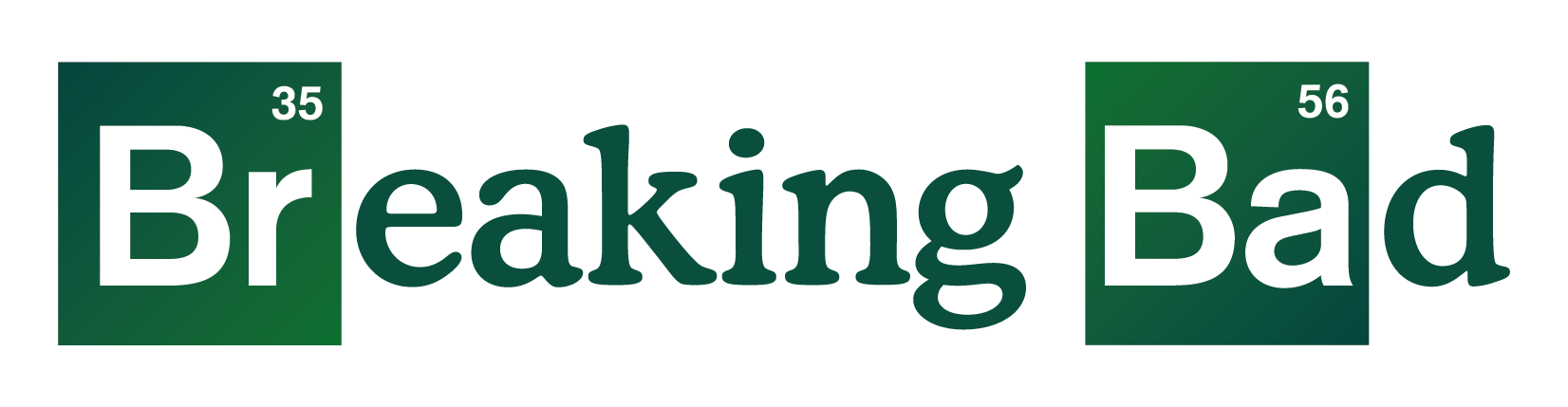 Breaking Bad logo on a transparent background