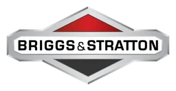 Briggs and Stratton logo, monochrome version, on a transparent background