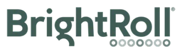 Logo Brightroll, version logotype monochrome, sur fond transparent