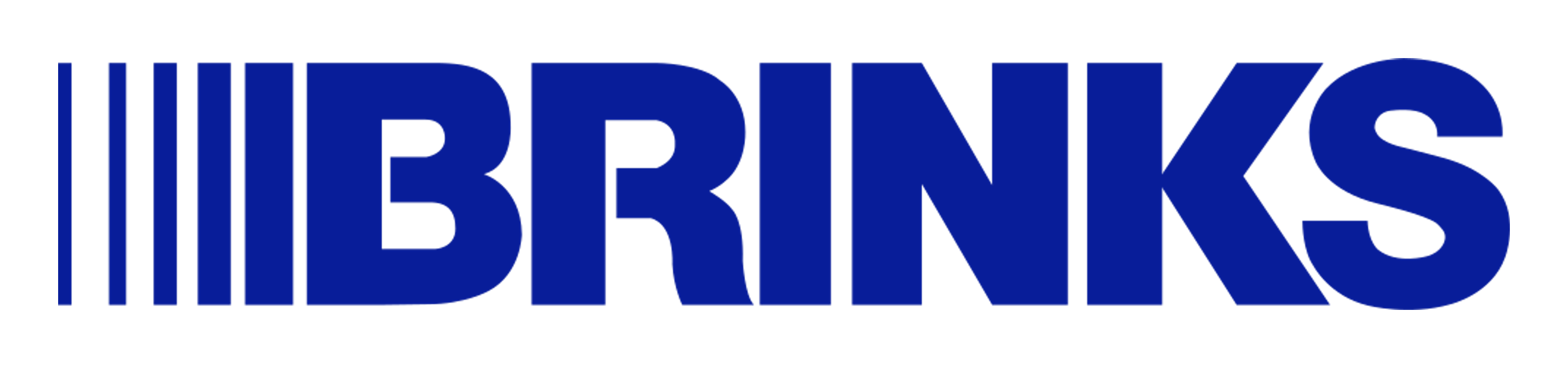 Brinks logo on a transparent background