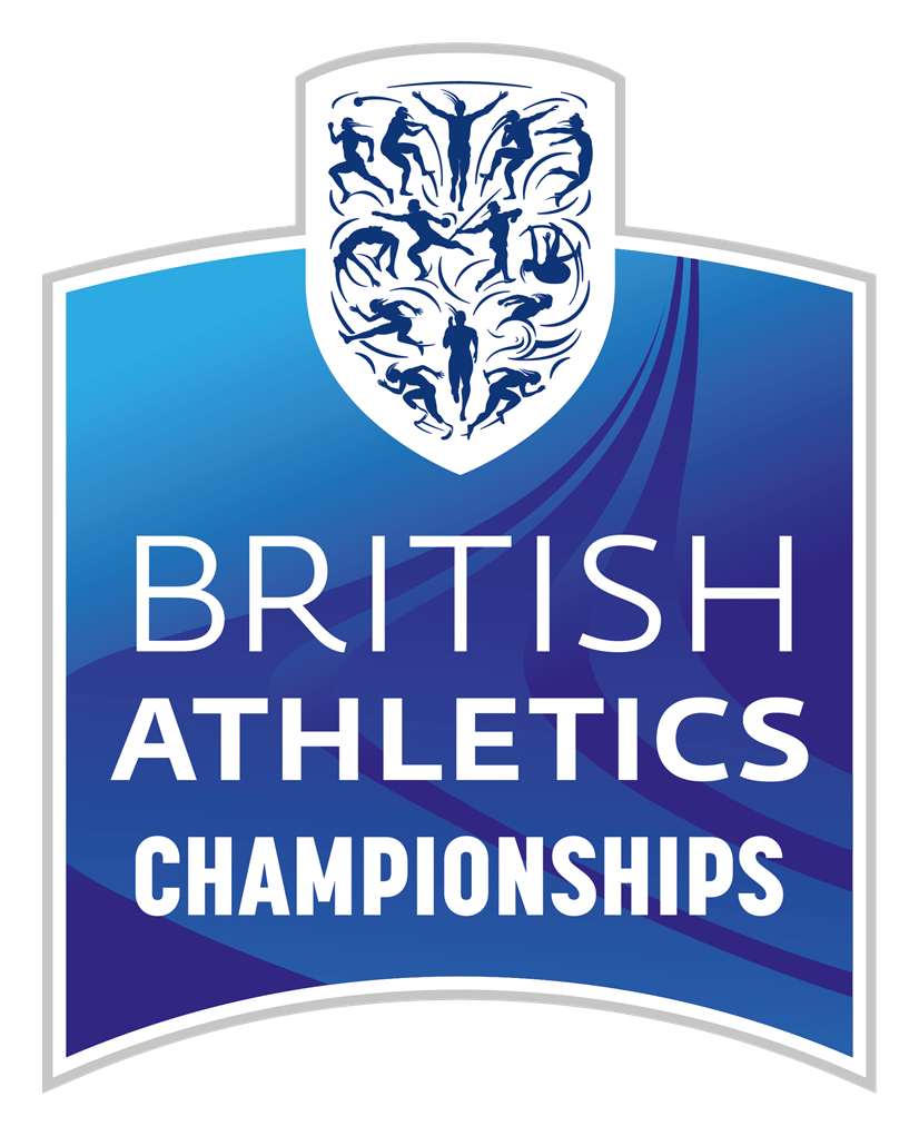 British Athletics logo, horizontal version, on a transparent background