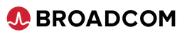 Broadcom logo, wordmark version, on a transparent background