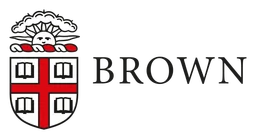 Brown University logo, horizontal version, on a transparent background