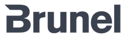Brunel Logo, Variante Wortmarke schwarz, auf transparentem Hintergrund