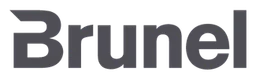Brunel Logo, Variante Wortmarke monochrom, auf transparentem Hintergrund