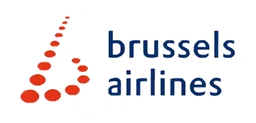 Brussels Airlines logo, horizontal version, on a transparent background