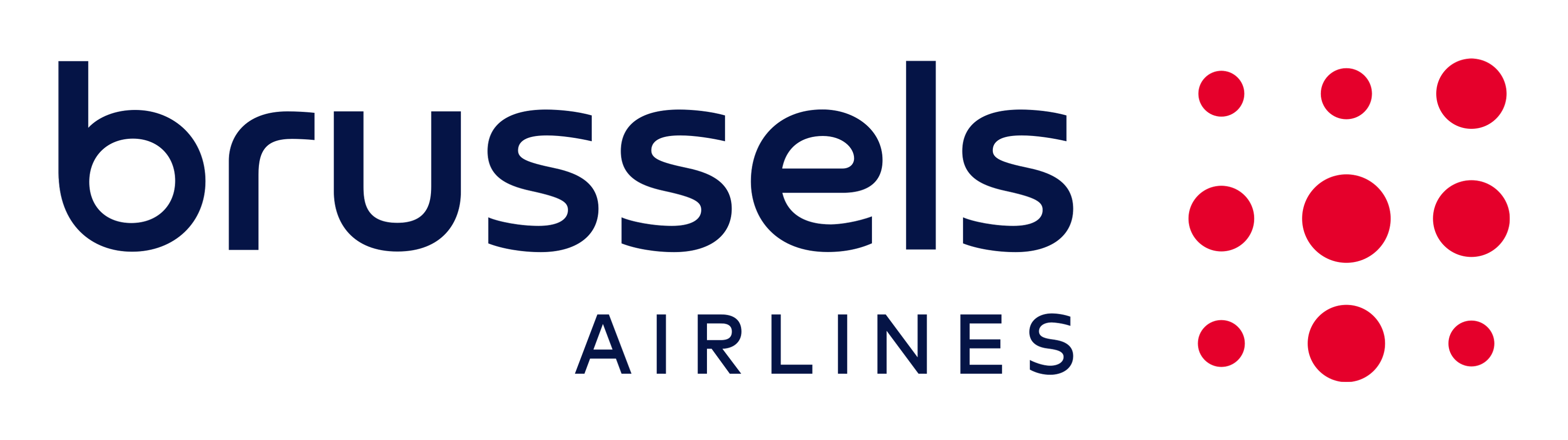 Brussels Airlines logo on a transparent background