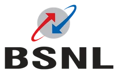 BSNL Logo, Variante horizontal, auf transparentem Hintergrund
