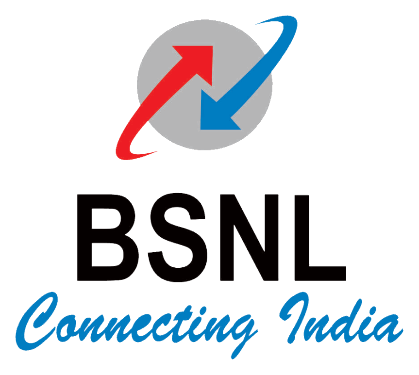 BSNL Logo auf transparentem Hintergrund