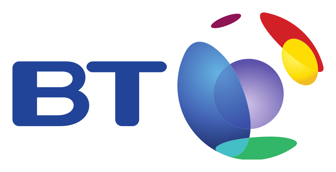 BT logo on a transparent background