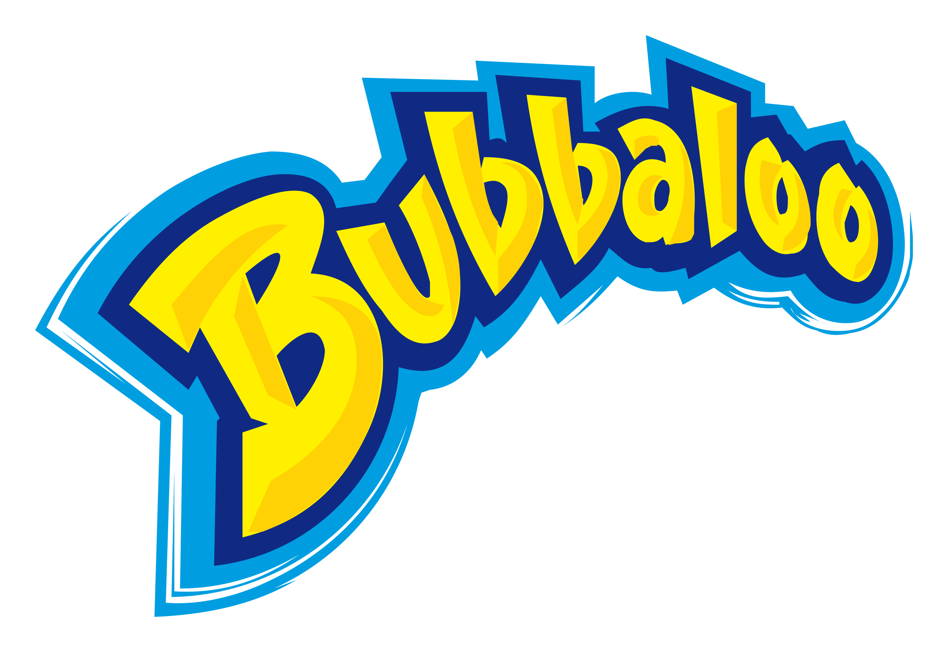 Bubbaloo logo on a transparent background
