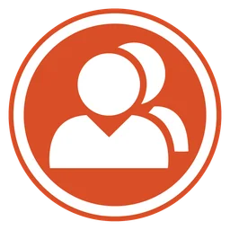 Buddypress logo, icon version, on a transparent background