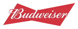 Budweiser logo, wordmark version, on a transparent background