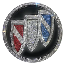 Buick logo, monochrome icon version, on a transparent background